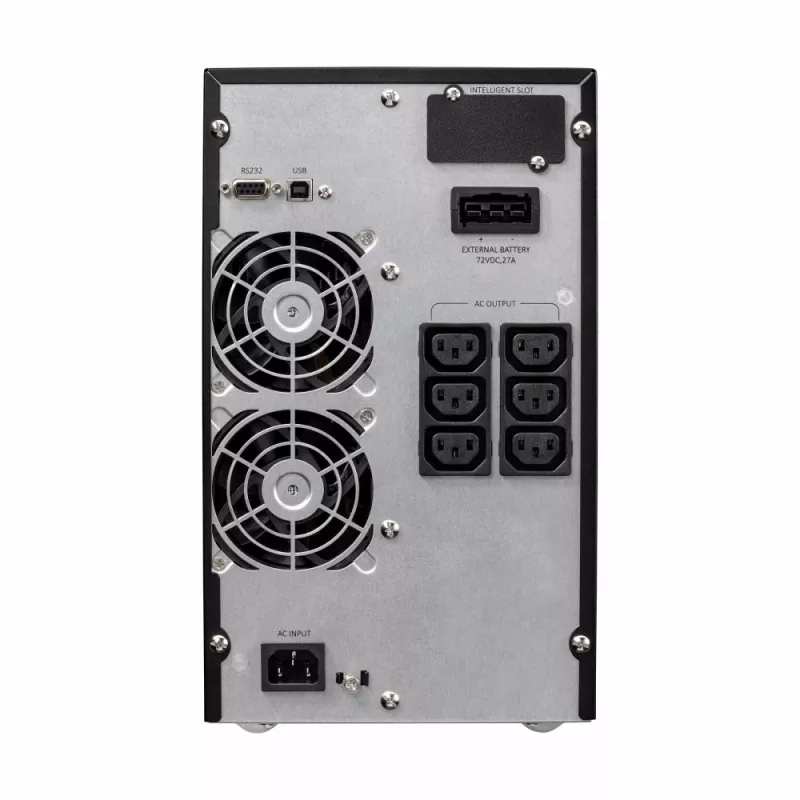 Eaton 9E 200I nepertraukiamo maitinimo šaltinis (UPS) Dvigubo keitimo (Online) 2 kVA 1600 W 6 AC lizdai