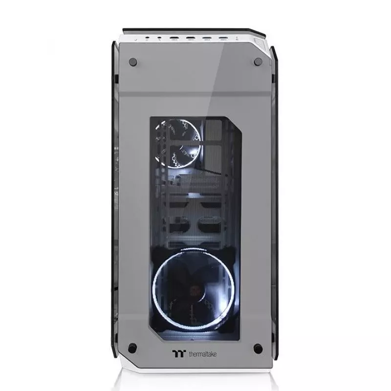Case View 71 Riing grūdinto stiklo E-ATX pilnas bokštas - Snow Edition