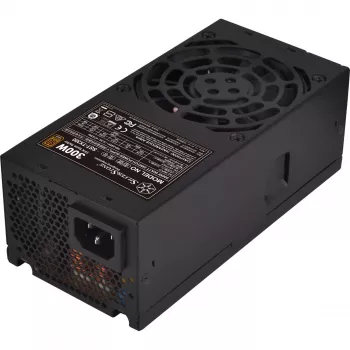 SilverStone TFX Series SST-TX300 - Maitinimo blokas (vidinis) - TFX12V / ATX12V 2,4 - 80 PLUS Bronze - AC 100-240 V - 300 W - aktyvus PFC - Juodas (SST-TX300)