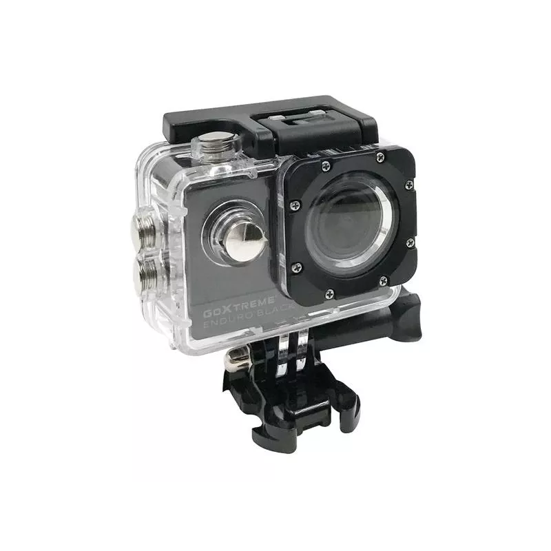 Easypix GoXtreme Enduro Black - Veiksmo kamera - tvirtinama - 4K / 30 kadrų per sekundę - 8 MP - Wi-Fi - atspari vandeniui iki 30 m - Juoda