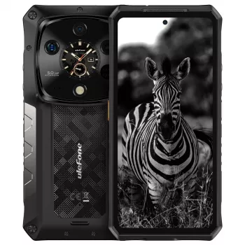Atsparus išmanusis telefonas UleFone Armor 28 Ultra 5G – 16 GB RAM, 1 TB atminties, juodas