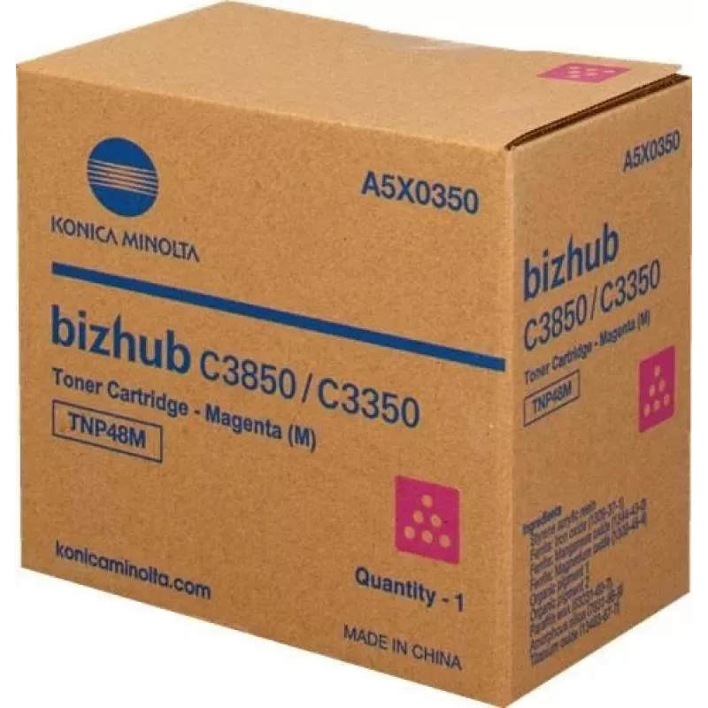 Originalus Konica Minolta TNP-48M dažų kasetė 1 vnt. Purpurinė (Magenta)