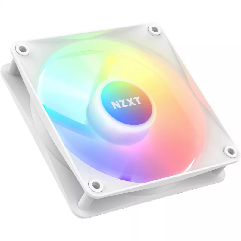 NZXT F120 RGB Core 120mm ARGB korpuso ventiliatorius - Baltas