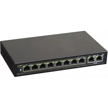 Tinklo jungiklis PULSAR S108 Fast Ethernet su Power over Ethernet