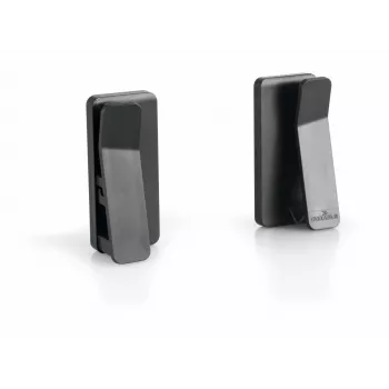 Sieninis planšetinio kompiuterio laikiklis Durable VISIOCLIP juodas