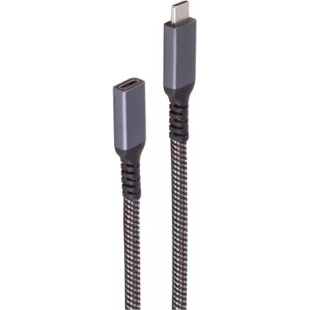 shiverpeaks ®-BASIC-S--USB-C prailginimo kabelis, 3.2, PD, tekstilė, 0,5 m (BS14-74003)