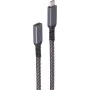 shiverpeaks ®-BASIC-S--USB-C prailginimo kabelis, 3.2, PD, tekstilė, 0,5 m (BS14-74003)