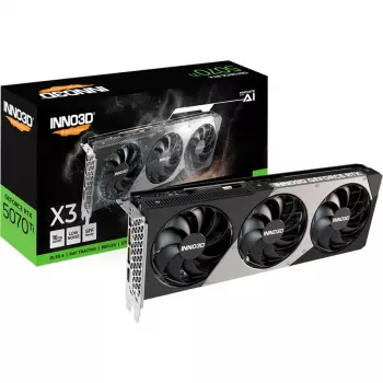 Vaizdo plokštė Inno3D GeForce RTX 5070 Ti — 16 GB GDDR7, PCIe 5.0, 256 bit, 3xDP/1xHDMI