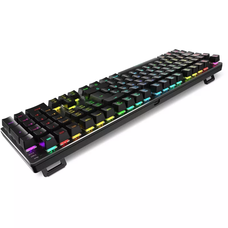 Žaidimų klaviatūra SKILLER SGK36W, juoda, DE išdėstymas, Huano Red jungikliai