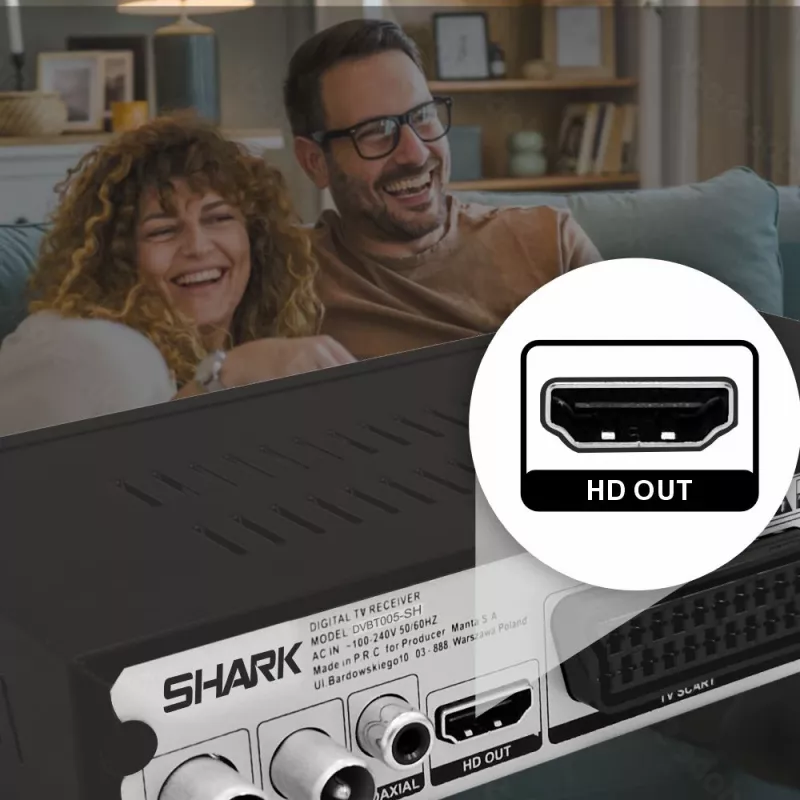 Skaitmeninis TV imtuvas Manta DVBT005-SH DVB-T/T2 su HEVC palaikymu