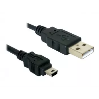 USB laidas DeLOCK 82252 USB 2.0 1,5 m USB A Mini-USB B juodas