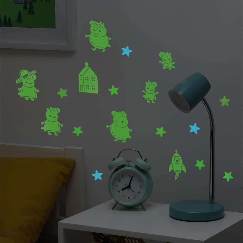 Lipdukas sienai Hasbro Peppa Pig PP13870PP Šviečiantys tamsoje žvaigždutės