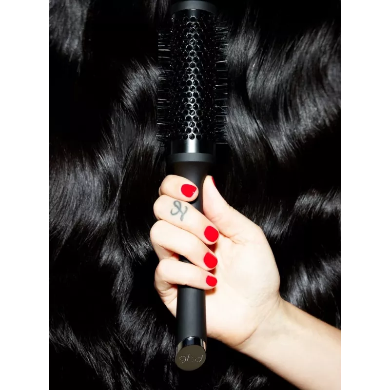 GHD apvalus plaukų šepetys juodas