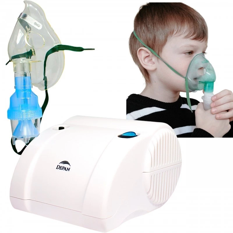 Inhalerius HELBO tylus stūmoklinis su dviem kaukėmis