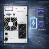 UPS QOLTEC Pure Sine Wave 1kVA 800W su AVR ir LCD ekranu