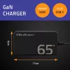 QOLTEC Įkroviklis 65W GaN Super Fast SLIM PD 5-20V 3.25A USB-C