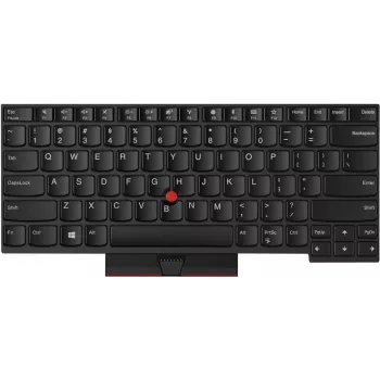 Lenovo 01HX310 klaviatūra, prancūziškas išdėstymas, juoda, skirta ThinkPad T480