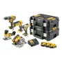 DeWALT DCK500P3T-QW kombinuotas akumuliatorinių įrankių rinkinys, 18V, 3 baterijos