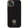 GUESS GUHCP15M4DGPK | Galinis dangtelis | Apple iPhone 15 Plus / 14 Plus | TPU, silikonas, mikropluoštas | Juoda