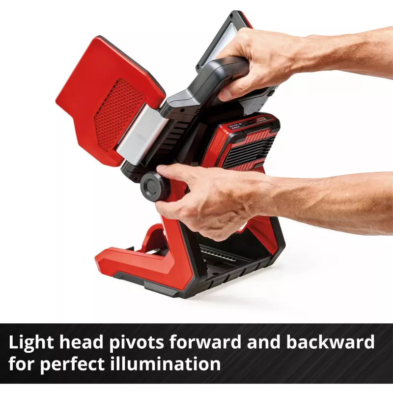 Einhell TP-CL 18/3000 Li Solo akumuliatorinis darbo prožektorius, 18 V, 3000 lm, raudonas