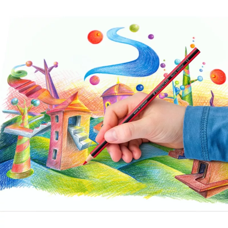 Spalvoti pieštukai Staedtler Noris colour 185 Įvairiaspalviai 24 vnt