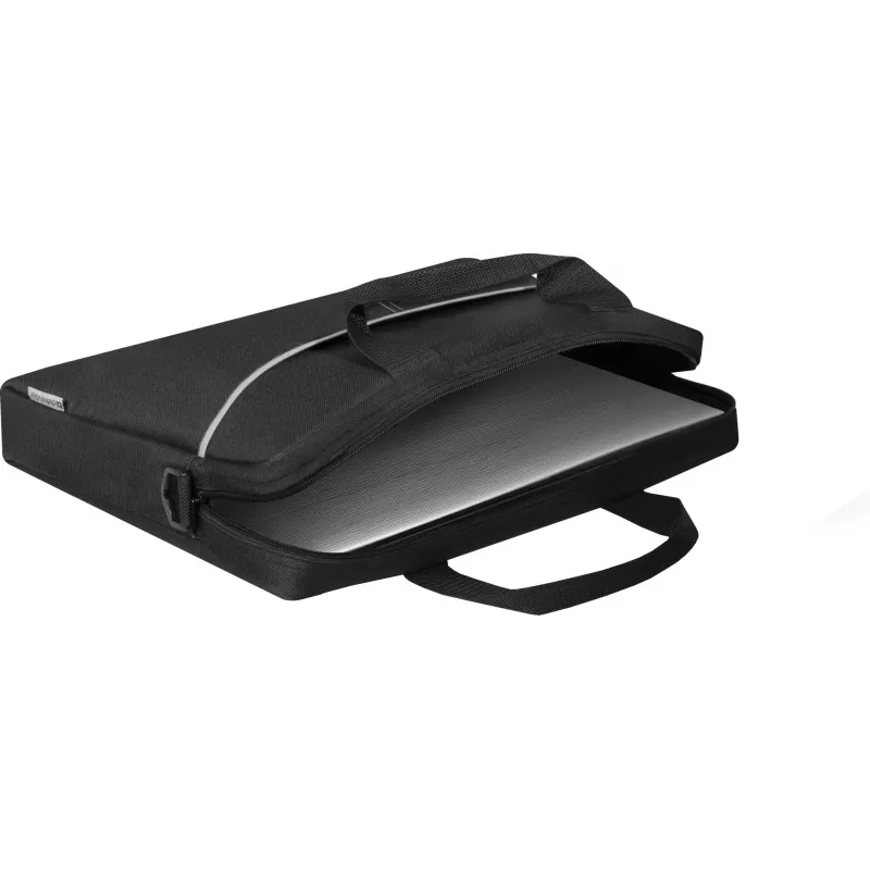 Dėklas nešiojamam kompiuteriui DEFENDER Lite 39,6 cm (15,6 col.) juodai pilkas, poliesteris, užtrauktukas, rankena, nuimamas peties diržas