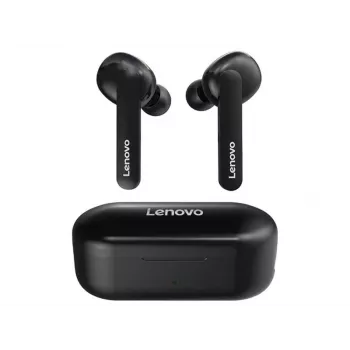 Lenovo HT28 belaidžiai Bluetooth ausinės TWS juodos
