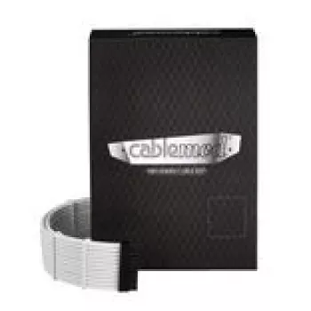 CableMod C-Series Pro ModMesh kabelių rinkinys Corsair RMi, RMx ir RM maitinimo šaltiniams — baltas