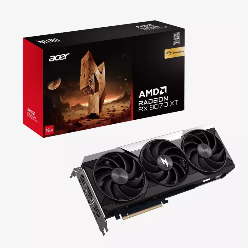 Acer Nitro Radeon RX 9070 XT OC 16GB GDDR6 vaizdo plokštė