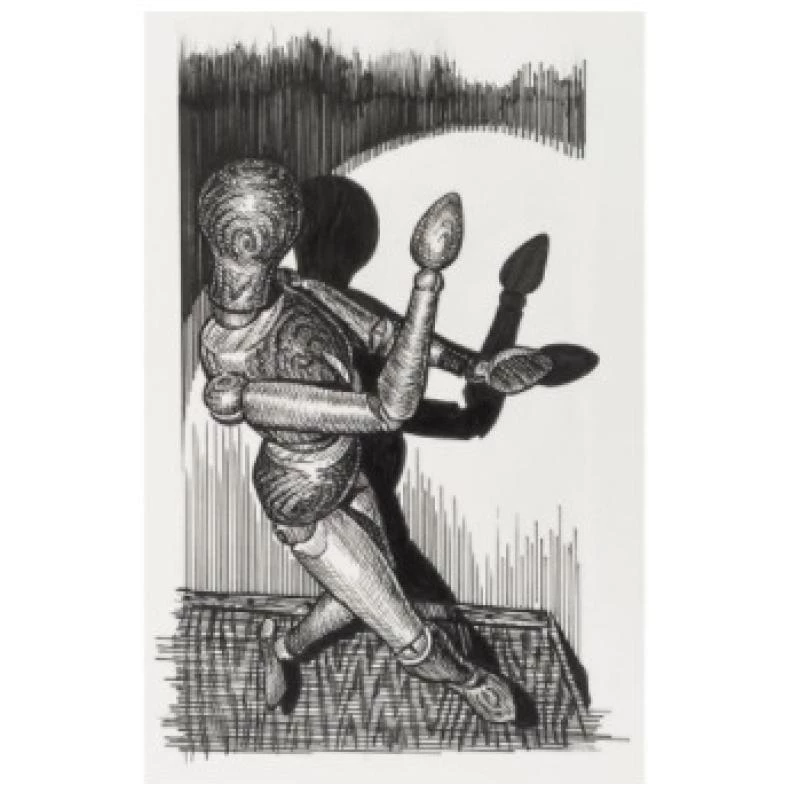 Mechaninis pieštukų rinkinys Faber-Castell 167154 — 6 vnt., juodas plastikinis korpusas, juodas grafitas