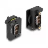 DeLOCK D tipo modulis VGA kištukas-kištukas juodas 31mm x 25mm x 16mm