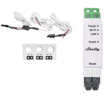 Shelly Pro 3EM-3CT63 WiFi / LAN – Trifazis elektros skaitiklis