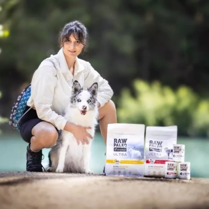 Šlapias pašaras šunims RAW PALEO Adult Monoprotein Duck 800 g