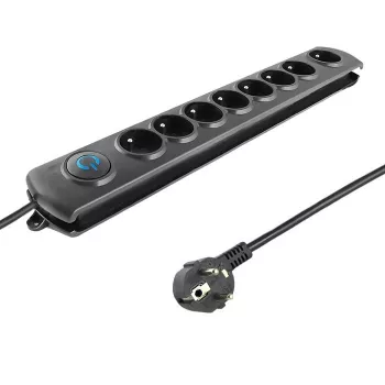 Qoltec 8 lizdų apsauginis filtras nuo įtampos šuolių 3.0 m 50114