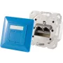 Kištukinis lizdas 2 x RJ-45 ShiverPeaks 74280-B — Cat6a, 500 MHz, mėlynas, metalinis korpusas