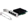 Tinklo plokštė Exsys EX-60114 4 prievadų PCIe 2.5 Gigabit