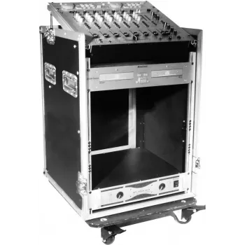 Transportinė dėžė Flight case Roadinger 30110001 Fanera Juoda 29,9 kg