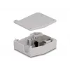 DeLOCK DIN rail adapteris RJ45 lizdas į RJ45 lizdą Cat.6A Pilka