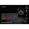 Savo Phenix SAVGK-RED mechaninė klaviatūra žaidimams 75% Gateron Pro RGB belaidė RF Bluetooth USB QWERTY