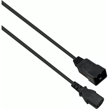 Prailginimo laidas Helos IEC 60320 C13 (moteriškas) – C20 (vyriškas), 3 m, 250 V, 10 A, juodas