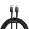 USB laidas Baseus Cafule 2m USB-C juodai pilkas