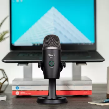 Logitech Yeti Nano, stalinis mikrofonas, 20 – 20000 Hz, 0,5 %, 24 bit, 48 kHz, 4,5 mV/Pa