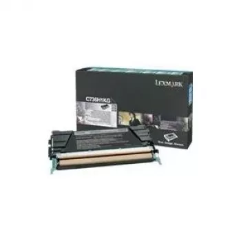 Lexmark C736H1KG - Juodas toneris - C736dn, 736dtn, 736N, X736de, 738de, 738dte