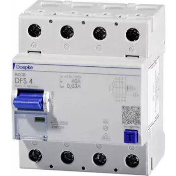 DOEPKE RCD DFS4A025-4/0,03-A 25A 4 polių 30mA 230/400V A tipo diferencialinis automatas