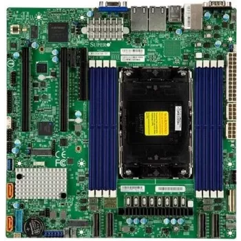 Super Micro SUPERMICRO X13SEM-TF - Pagrindinė plokštė - micro ATX - LGA4677 Socket-E - Intel C741 mikroschemų rinkinys - USB 3.2 Gen 1 - 2 x 10 Gigabit LAN - Integruota grafika (MBD-X13SEM-TF-B)