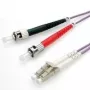 VALUE LWL-Cable 50/125µm OM4, LC/ST, Violet 1,0m (21.99.8771)