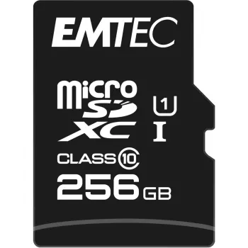 MicroSDXC atminties kortelė Emtec EliteGold 256 GB UHS-I Class 10