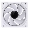 120 mm korpuso ventiliatorius Jonsbo ZK-120W Reverse ARGB White, 120 mm PWM, pintas kabelis