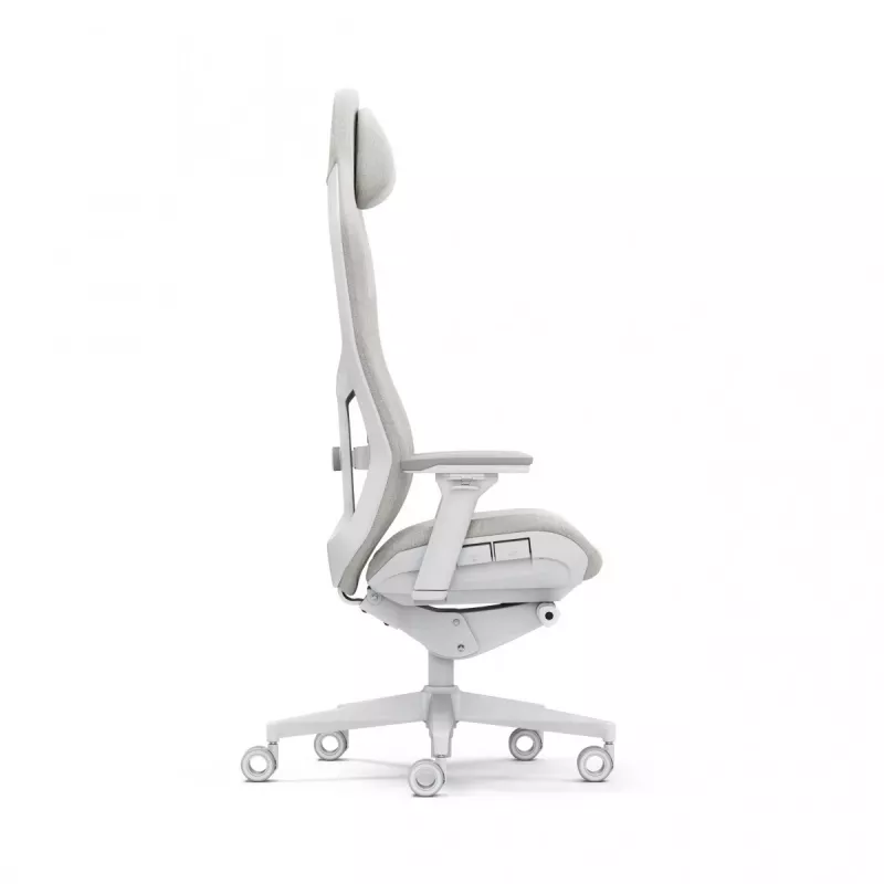 Fractal Design FD-CH-RE1F-02 žaidimų kėdė, balta, paminkštinta sėdynė