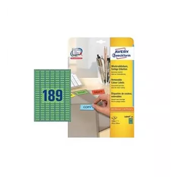 Lipni etiketė Avery L6049-20 Žalia